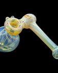 "Raked Sidecar" Fumed Sidecar Bubbler Pipe (Various Colors)