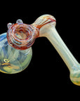 "Raked Sidecar" Fumed Sidecar Bubbler Pipe (Various Colors)