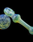 "Silver Hammer" Fumed Hammer Bubbler Pipe (Various Colors)