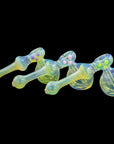 "Silver Hammer" Fumed Hammer Bubbler Pipe (Various Colors)