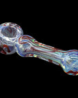 "Painted Warrior Spoon" Glass Pipe