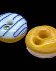 "Frosted Donut" Glass Pipe