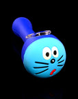 Silicone Character Hand Pipe “Critter Cap” – 4.5″