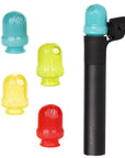 Pulsar Round Tip Glass Mouthpeice Attachment for Puffco Pivot w/ Display Stand - Colors Vary