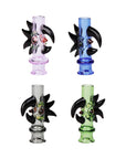 Pulsar Cockatoo Glass Mouthpeice Attachment for Puffco Pivot w/ Display Stand - Colors Vary