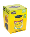 LARGE CERAMIC STASH JAR - STONED SMILEY