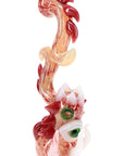 Glass Eyeball Sherlock Bubbler “Bloodshot Beast” – Silver Fumed – 9″ – Assorted Colors