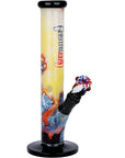 The Grateful Dead x Pulsar Inside Print Straight Tube Glass Water Pipe | 11.25" | 14mm F