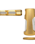 ONGROK Portable Glass Aluminum Bubbler Pipe