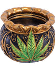 ROYAL LEAF CAULDRON ASHTRAY