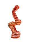 Colorburst Hammer Rock Glass Standing Bubbler