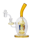 Human Grade Mushroom Globe Glass Rig