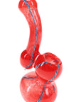 Frit Striped Sherlock Bubbler “Pocket Sleuth” – 5″ – Assorted Colors