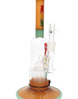 RooR Tech 12″ Multicolor Stemless Bubbler – Ten-Arm Tree Perc – 18.8 mm