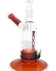 RooR Tech 7.5″ Multicolor Glass on Glass Bubbler – Barrel Perc