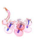 Gold Fumed Quadruple-Chamber Sherlock Bubbler “Quad Core” – 6″