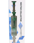 Glass Double Tree Perc Dab Straw “Twin Timber” – 9½″ – Assorted Colors