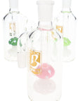 6B Glass Mushroom Showerhead Ash Catcher – 14.5 mm 90° – 5″ – Assorted Colors