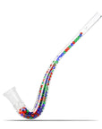 Beaded J Hook Glass Stem