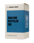 Human Grade Dualing Recycler Glass Rig Water Pipe