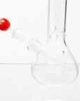 Boost | 17" Red Beaker Base Glass Water Pipe