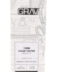 GRAV 12 mm Clear Tasters – 10/Pack – Assorted Colors