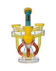Calibear Artistic Recycler Dab Rig with Opal