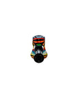 Colorful Starburst Axe Glass Pipe