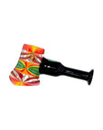 Colorful Starburst Axe Glass Pipe