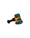 Colorful Starburst Axe Glass Pipe