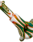 Crush Colorful Crayon Hand Pipe 4.5" - Carbureted Borosilicate Glass