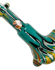 Crush Colorful Crayon Hand Pipe 4.5" - Carbureted Borosilicate Glass