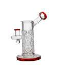 Calibear Crystal Engraved Straight Chamber Dab Rig
