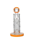 Calibear Crystal Engraved Straight Chamber Dab Rig