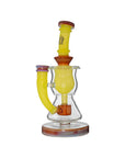 Calibear Curvy Torus Incycler Dab Rig | 8" Borosilicate Glass Rig with Torus Chamber