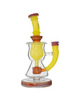 Calibear Curvy Torus Incycler Dab Rig | 8" Borosilicate Glass Rig with Torus Chamber