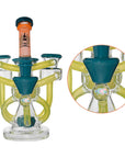 Calibear Artistic Recycler Dab Rig with Opal
