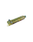 CaliBear Speckled Eel Chillum Glass Pipe
