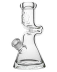 Calibear 9mm Zong Bong Beaker Glass Water Pipe | Heavy Duty Z-Curve Bong