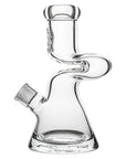Calibear 9mm Zong Bong Beaker Glass Water Pipe | Heavy Duty Z-Curve Bong