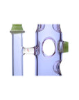 Calibear Colored Holed Straight Tube Water Pipe | Honeycomb Perc Bong