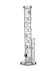 Calibear Colored Holed Straight Tube Water Pipe | Honeycomb Perc Bong