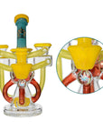 Calibear Artistic Recycler Dab Rig with Opal