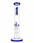 Rock Glass CrystalAxis Straight Tube Bong