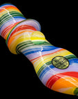 "Rainbow Tornado" Chillum Pipe