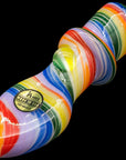 "Rainbow Tornado" Chillum Pipe
