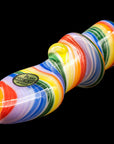 "Rainbow Tornado" Chillum Pipe