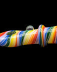 "Rainbow Tornado" Chillum Pipe