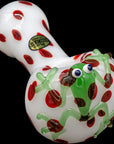 "Spotted Poison Frog" Spoon Glass Pipe