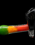 "Sattdown Rasta" Sherlock Glass Pipe